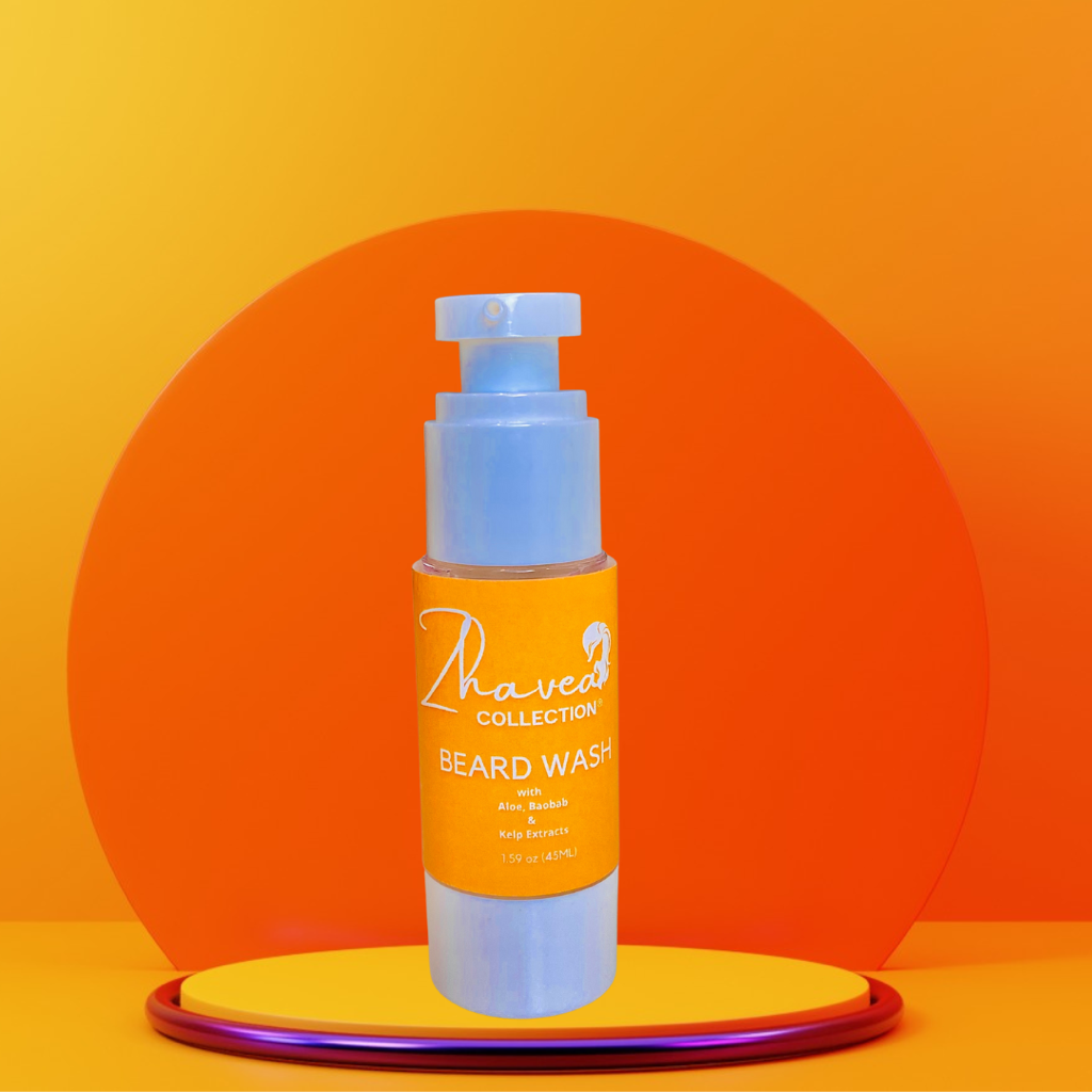 Organic natural beard wash