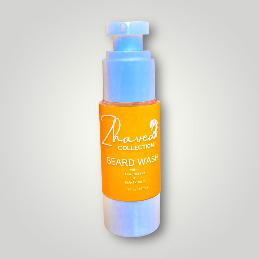 Organic natural beard wash